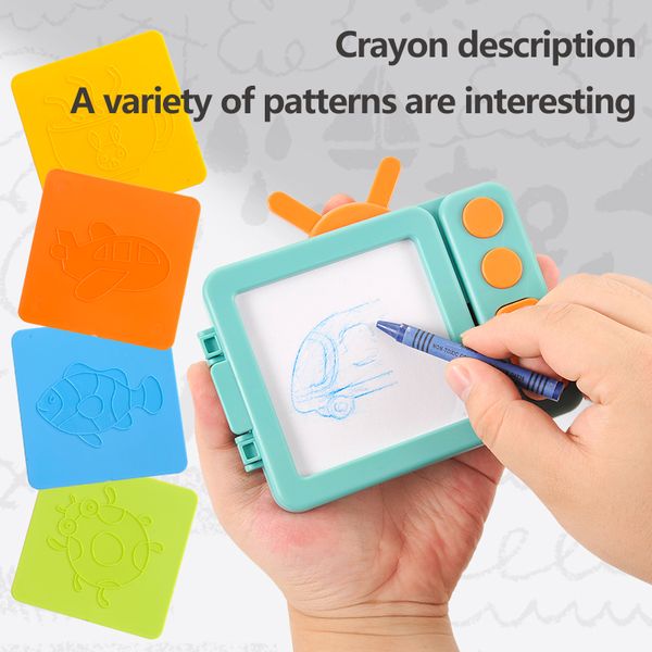 Toys Gift for Children Art Drawing Table Juguete para niños Pintura Pintura Descripción Pequeña Blackboard Educational Learning Herramientas de pintura Craft