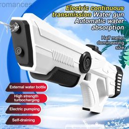 Jouets pistolet pistolet jouets eau électrique éclate enfants haute pression forte charge énergie automatique pistolet jouet pistolets 230731 240306