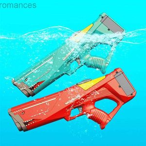 Speelgoedpistool Roclub Automatisch elektrisch waterpistool Speelgoeduitbarstingen Zomer Spelen Waterpistoolspeelgoed 500 ml Hoge druk Strandspeelgoed Kinderen Watergevecht 240307