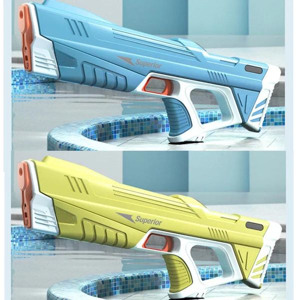 Toys Gun Toys 2033 pistolet de stockage d'eau automatique entièrement électrique Portable enfants plage d'été combat en plein air jouets fantastiques pour garçons enfants Ga