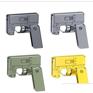 Jouets pistolet jouets Moqis1Pcs amélioré deuxième génération Ic380 téléphone portable Lifecard pliant jouet pistolet pistolet carte avec alliage S souple Sho 0H