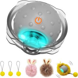 Toys interactifs Cat Toys ball avec super pilote motion activer le jouet de chat électrique recommander sur un tapis en laine pour les jouets pour animaux de compagnie pour chiens