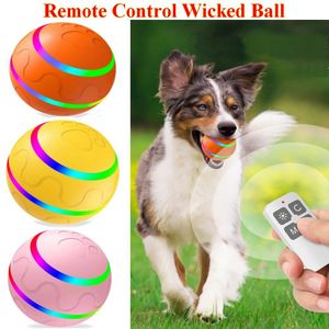 Jouets interactifs pour chiens, balle méchante pour chiens de chat d'intérieur, avec télécommande rechargeable USB activée par le mouvement, livraison directe en option