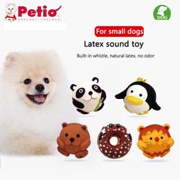 Jouets japonais Petio chien jouet Vocal Teddy Corgi poméranien petit chien anti-alésage artefact résistant aux morsures chiots molaire jouet