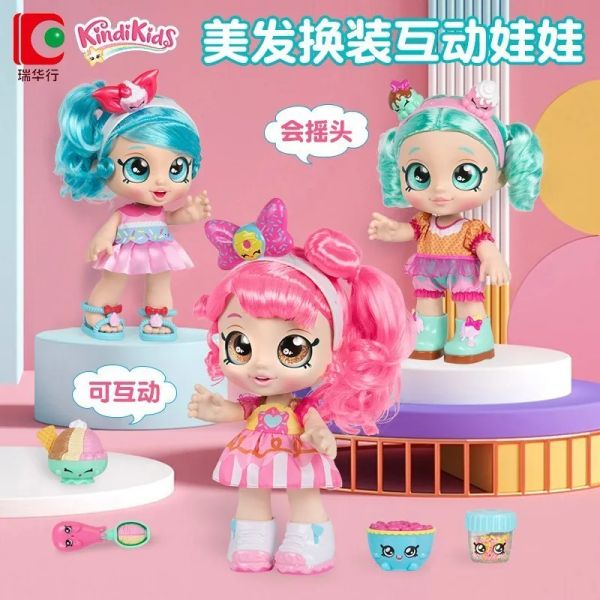 Toys KindIKids Kid mignon Big Donatina Princess Doll Girl Toy Set Gift 230110