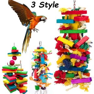 Jouets grands oiseaux perroquets, jouets pour cacatoès, aras gris d'afrique