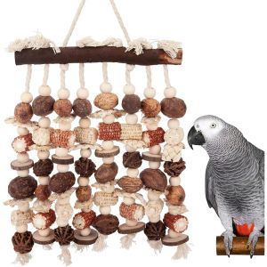 Jouets grand perroquet en tissu éclaté, jouet à mâcher, fournitures pour oiseaux, appareils électroménagers, accessoires pour Cage à oiseaux, aras gris, jouets pour oiseaux