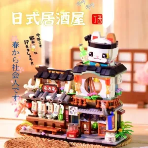 Toys Loz Creative Aquatic Food Restaurant Model Bouwsteen MOC Cat Retail Doll BRICK SET JODES TOY'S SPEELS KINDERSCADEY