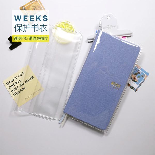 Toys Mypretties Pu Leather Cover Weeks Planner Année Mois Mède Organisateur Organisateur Agenda DIY Grid Notebook N.1160