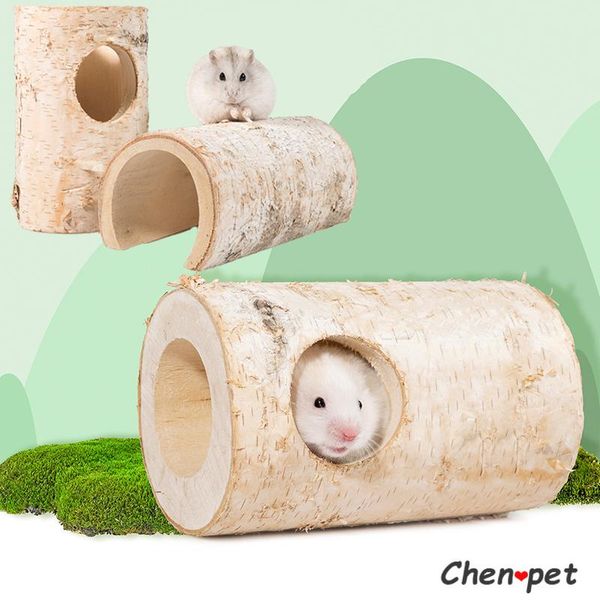 Toys Natural Brich Brich Hamster Tunnel Small Pet à master jouets pour chinchillas tubes de cochon de porc