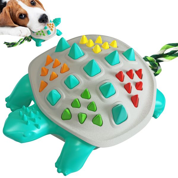 Jouets nouveau Hot Dog molaire bâton à mâcher chien brosse à dents propre dents fuite jouet armure tortue caoutchouc extérieur interactif accessoires pour animaux de compagnie