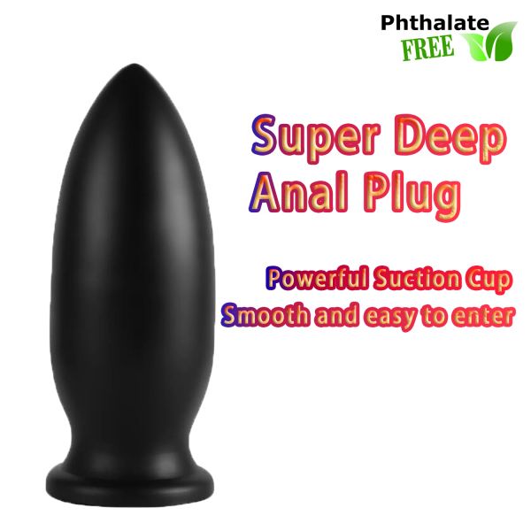 Juguetes más nuevos súper enormes Anal enchufe grande Anal tapón anal estimulador de expansión de la expansión anus dilator juguetes de sexo anal erótico para mujer mejor calidad