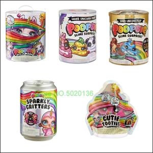 Speelgoed Ander speelgoed Poopsies Eenhoorn Schattig Squishy Bright Star Horn Rainbow Surprise Slimes LOLS Doll Charms Girl Toy Clay Kinderen Geschenk 230625