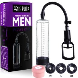 Toys Penis Pump Sex Toys for Men Male Masturbator Penis Extender Penile Vacuümpomp Penis Uitvanging Enhancer Massager Ring