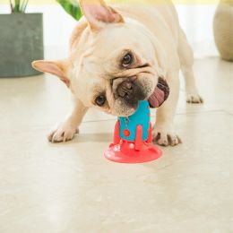 Jouets Jouets pour chiens de compagnie chiens fusée jouet à mâcher avec ventouse cordes élastiques chien de compagnie à mâcher morsure dent nettoyage brosse à dents molaire morsure jouet