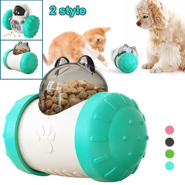 Distributeur de nourriture pour animaux de compagnie, gobelet, jouets pour chiens et chats, Puzzle de distribution de friandises, jouets d'alimentation lente, jeu interactif pour chiot, jouet d'entraînement au qi