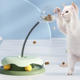 Toys Puzzle Puzz Food Fautant Ball Toy Cat Chien Interactif Traité Fuite Jouet Slow Cat Dog Feeder Tracks Pet Products Accessoires