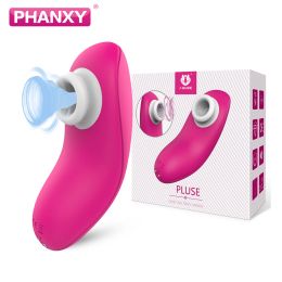 Toys Phanxy Clit Sucker Clitoris Stimulator Nipple Clitoris Masseur Femme Licking Tongue Sucking Vibrator Adult Sex Toys for Woman