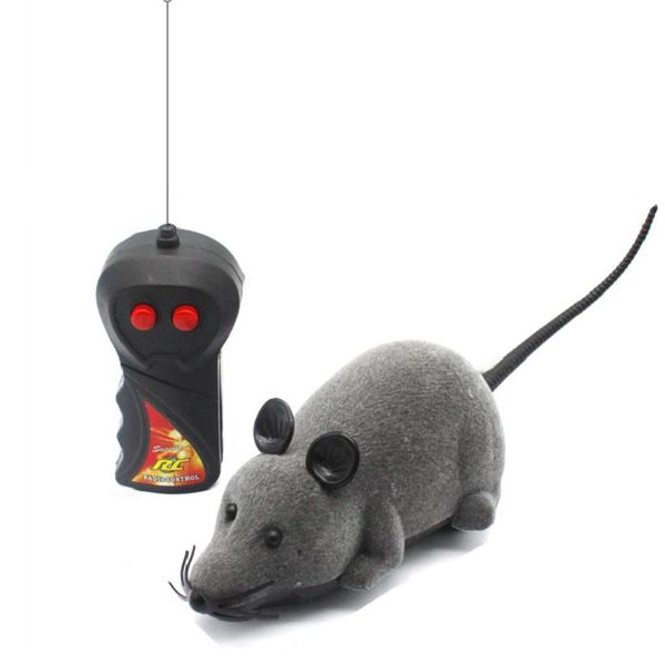 Juguetes Ratón RC juguetes interactivos para gatos ratón realista juguete interactivo móvil para niños juguete interactivo seguro para animales