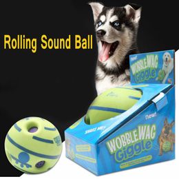 Speelgoed Rollend geluid vreemde roep bal hondenspeelgoed grijns bal kiezen om verveling te verlichten bijtvaste bal huisdier bal