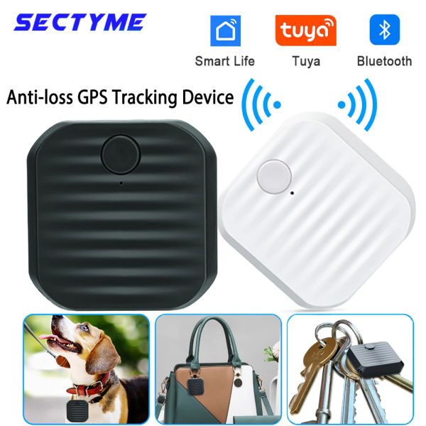 Toys Sectyme Bluetooth Smart Antiloss GPS Dispositivo de seguimiento Mini Pet Child Locator Key Telet de juguete Teléfono Fintor de llave inalámbrica