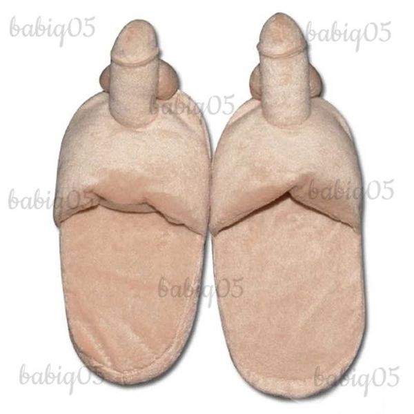 Juguetes Ropa sexual Invierno Diversión creativa Bronceado Pene Pecho Inicio Zapatillas divertidas Zapatos de mujer T231104