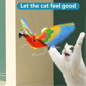 Toys Simulation Bird Interactive Cat Toy Electric Hanging Eagle Flying Bird Funny Cat Cat Scratch Rope Cat Accessoires Juguetes para Gato