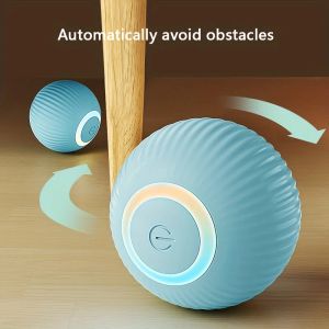 Toys Smart Cat Toys Automatic Rolling Ball Electric Cat Toys Interactive for Dog Training Auto-Moving Kitten Supply Pet Accessoires