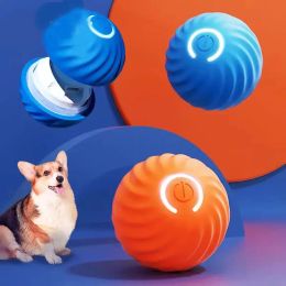 Speelgoed Slimme hondenspeelgoedbal voor honden Elektronische interactieve huisdierproducten Training Pluche Automatische sprongrolbal Oplaadbaar