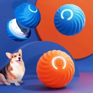 Jouets intelligents pour chiens, balle électronique interactive, produits pour animaux de compagnie, entraînement en peluche, boule de saut automatique, Rechargeable