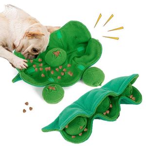 Speelgoed Snuffelhond Speelgoed Piepend Pluche Snoepdispenser IQ-puzzelspeelgoed Anti-stress Interactieve bal Hond Snuffelkom Puppy Kauwspeeltje