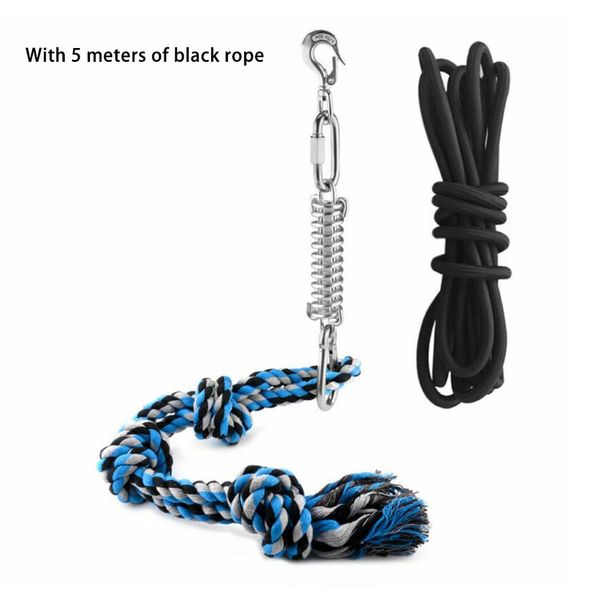 Toys Spring Pole Dog Corde Toy chiens extérieurs exercice exercice Rope Pulp tir Muscle Builder Ropes Accessoires pour chiens Toys