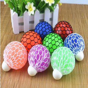 Speelgoed Stress Relief Sensory Toy Mesh Squishy Balls for Autism Angst ADHD Kids Adults School Office Light3687187