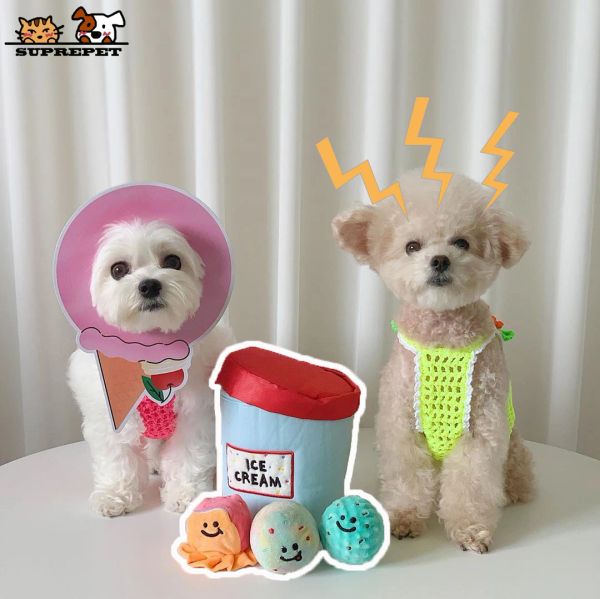 Juguetes SUPREPET Glow Ball Juego de juguetes interactivos para perros Cute Pink Dog Stuff Accesorios para cachorros de peluche Juguetes para chihuahua Suministros para perros para mascotas suaves