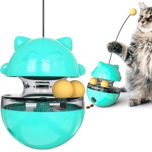 Toys Toys Toys Toys Funny Cat Teaser Feeder Ball Toy Interactive Eating Food Dispenser Dispentier Toys for Cats chaton pour animaux de compagnie