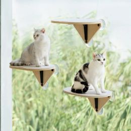 Toys Window Cat Hammock Aspirations puissantes Cat Bratch Board Board Toys Kitty Couping Post Lits et meubles Cat Cat Scratch Trees