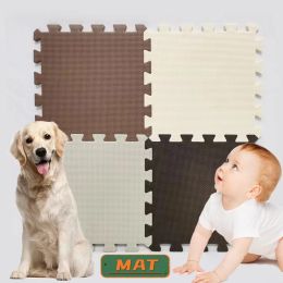 Toys winter koude preventie huisdier activiteit puzzel mat speelgoed geluid isolerend pad tapijt 16 stcs veilige baby spelen veilig materiaal mat nieuw