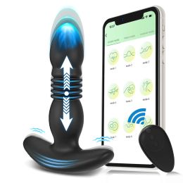 Speelgoed Draadloze Bluetooth App Dildo Vibrator Vrouwelijke Telescopische Anale Butt Plug G Spot Clitoris Stimulator Slijtage Speeltjes voor Vrouwen Panty
