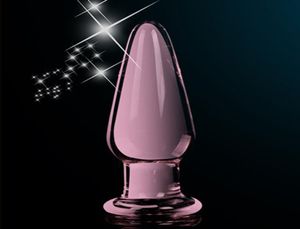 Toysdance produits sexuels pour adultes pour femme jouets sexuels anaux en cristal 10835 cm bouchon Anal en verre lisse et facile à nettoyer avec de l'eau 174207239203