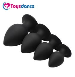 Toysdance Juguetes sexuales para adultos Tapón anal de silicona Unisex SXl Butt Plugs con fuerte lechón Expansión del ano Kits de amor Productos sexuales q171121165968