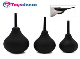 Toysdance Clyster Douche Sex Products Appleter Silicone Enemator Intestiner Cleaner Anal Sex Toys 90ml 160ml 225ml Butt Plug Q171121752344