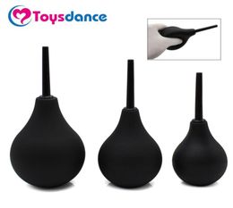 Toysdance Clyster Douche Sex Products Appleter Silicone Enemator Intestiner Cleaner Anal Sex Toys 90ml 160ml 225ml Butt Plug Q171124982416