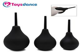 Toysdance Clyster Douche Sex Products Appleter Silicone Enemator Intestina Cleaner Anal Sex Toys 90ml 160ml 225ml Butt Plug Q171126990776