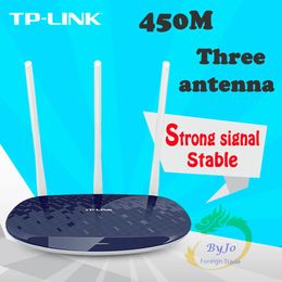 Routeur sans fil TP-LINK 450M véritable 3 antennes Maison intelligente TL-WR886N WiFi Prise en charge du fonctionnement de l'application mobile Puce passe-haut haute fréquence Routeur simple et facile à utiliser