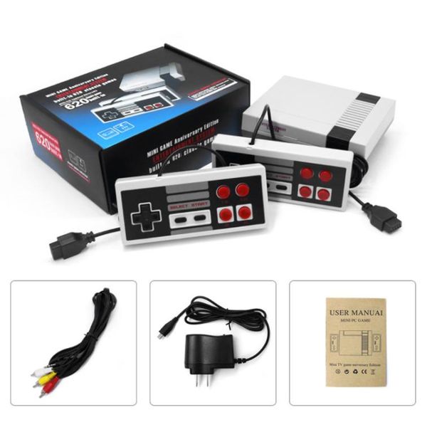 TPB0163 Nouvelle arrivée Mini TV peut stocker 620 500 Console de jeu vidéo Handheld for NES Games Consoles with Retail Boxs LXL14042306381