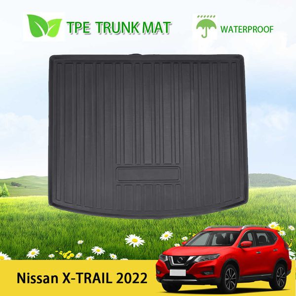 TPE voiture coffre arrière Cargo Liner tapis de sol coffre plateau adapté pour Nissan X-TRAIL 2022