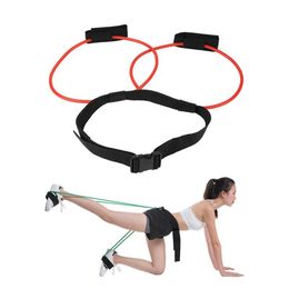 TPE Pedal Glute Yoga Hip Taille Resistance Bands Fitness Rubber Booty Oefening Training Trek Elastische Tension Circle Tubes H1026