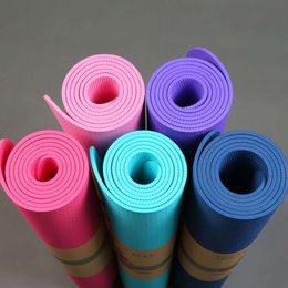 Tpe yogamat antislip fitnessmat verbreed en verdikt touw springmat dansmat yogamat voor kinderen