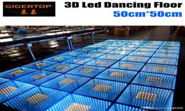 TPE24 Tiptop Wedding Decoratie Mirror 3D LED Dance Floor met tijdtunneleffect 60 stcs 5050 SMD LED's Mirror Reflect4150819