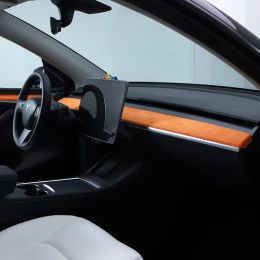 TPIC Dashboard Cover pour Tesla Model 3 Y 2019-2023 ALCantara Warp Dashboard Panel Decor Interior autocollant de style autocollant moulures